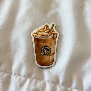 Starbucks Iced Coffee Magnet with Caramel Swirl